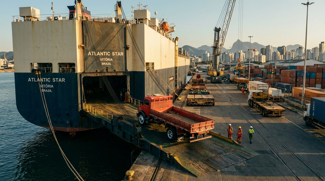 Heavy Giants: RoRo Operation from Victoria to Newark
