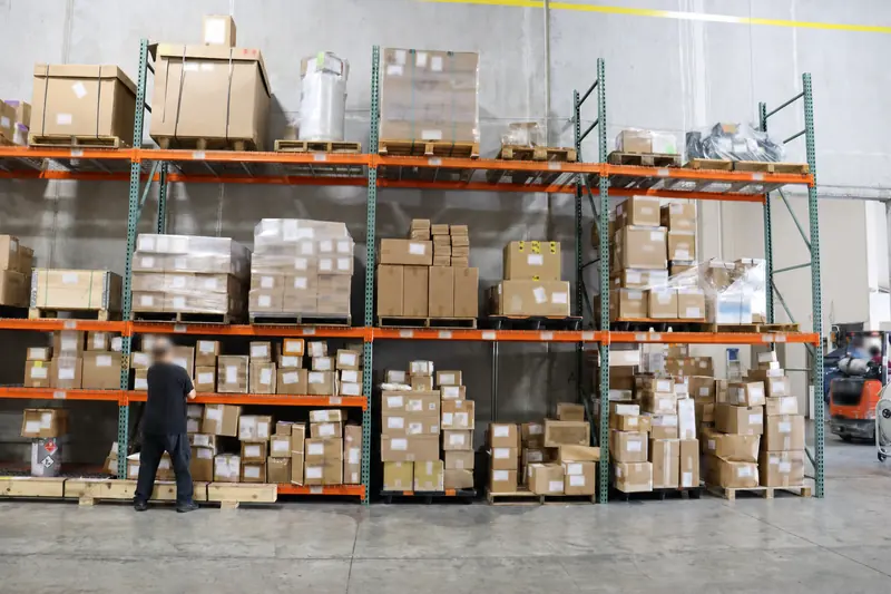 Daily inventory handling across warehouse racks